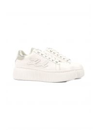 KARL LAGERFELD ΠΑΠΟΥΤΣΙΑ SNEAKERS KREEPER LO ANAΓΛΥΦΟ LOGO ΛΕΥΚΟ
