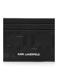 KARL LAGERFELD ΘΗΚΗ ΚΑΡΤΩΝ K/LOOM ΜΑΥΡΟ