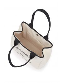 KARL LAGERFELD ΤΣΑΝΤΑ ΩΜΟΥ K/RSG CONVERTIBLE TRAPEZE TOTE LOGO ΕΚΡΟΥ 