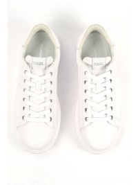 KARL LAGERFELD ΠΑΠΟΥΤΣΙΑ SNEAKERS KAPRI NFT RELIEF LO ΛΕΥΚΟ