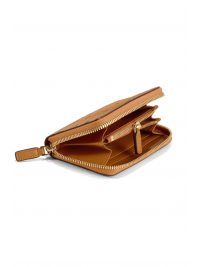 MCM ΠΟΡΤΟΦΟΛΙ AREN ZIP AROUND MINI COGNAC VIS L ΚΟΝΙΑΚ