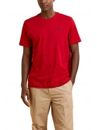 LA MARTINA T-SHIRT CREW NECK REGULAR FIT LOGO ΚΟΚΚΙΝΟ