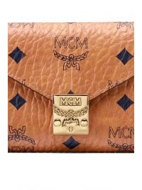 MCM ΠΟΡΤΟΦΟΛΙ TRACY 3FOLD SML COGNAC VIS ΚΟΝΙΑΚ