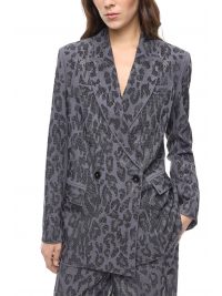 PINKO ΣΑΚΑΚΙ JAGUAR GIACCA MICROSTRASS DISEGNO MACULA ΓΚΡΙ 