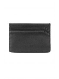 HUGO ΘΗΚΗ ΚΑΡΤΩΝ REHX_CARDCASE ΔΕΡΜΑ LOGO ΜΑΥΡΟ