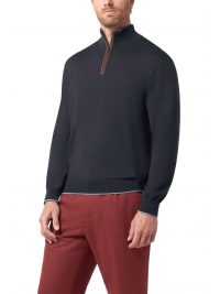 PAUL&SHARK ΠΛΕΚΤΟ HALFZIP ΜΠΛΕ