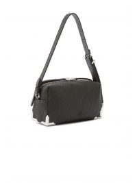 PINKO ΤΣΑΝΤΑΚΙ BAULETTO TRITTICO MINI SHEEP BIG GRAIN ΜΑΥΡΟ