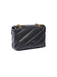 PINKO ΤΣΑΝΤΑ  LOVE PUFF CLASSIC SMALL B. SHEEP NAPPA ΜΑΥΡΟ