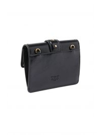 PINKO ΤΣΑΝΤΑΚΙ LOVE POCKET STUDS VIT. POLISHED ΜΑΥΡΟ