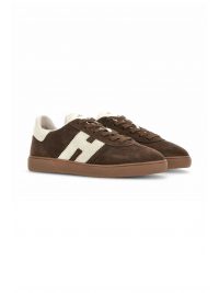 HOGAN ΠΑΠΟΥΤΣΙΑ SNEAKERS COOL ALLACCIATO H ΚΑΦΕ