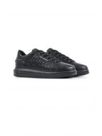 KARL LAGERFELD ΠΑΠΟΥΤΣΙΑ SNEAKERS KAPRI MENS Monogram Rpt Lo ΜΑΥΡΟ