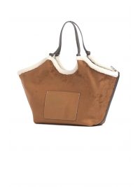 DKNY ΤΣΑΝΤΑ ΧΕΙΡΟΣ/ΩΜΟΥ PAULA TOTE LARGE LOGO ΤΑΜΠΑ-ΕΚΡΟΥ