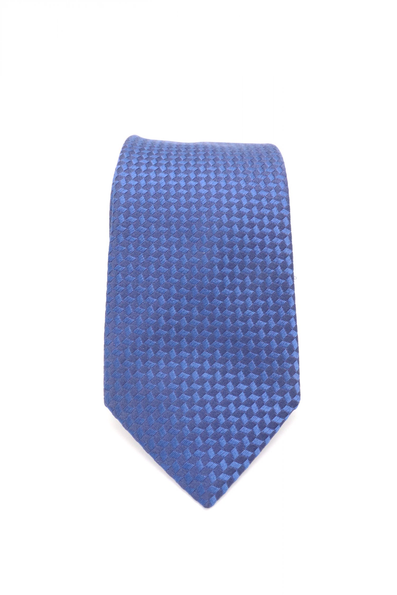 HUGO ΓΡΑΒΑΤΑ 7CM ΜΙΚΡΟΣΧΕΔΙΟ ΜΠΛΕ