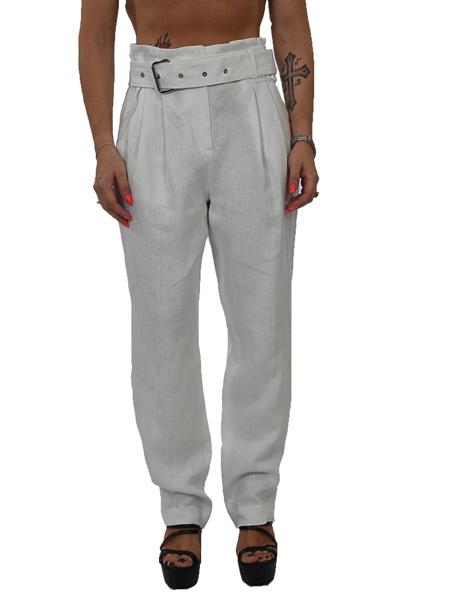 MICHAEL KORS ΠΑΝΤΕΛΟΝΙ ΠΙΕΤΕΣ ΖΩΝΗ ΜΕΣΗ ΛΕΥΚΟ