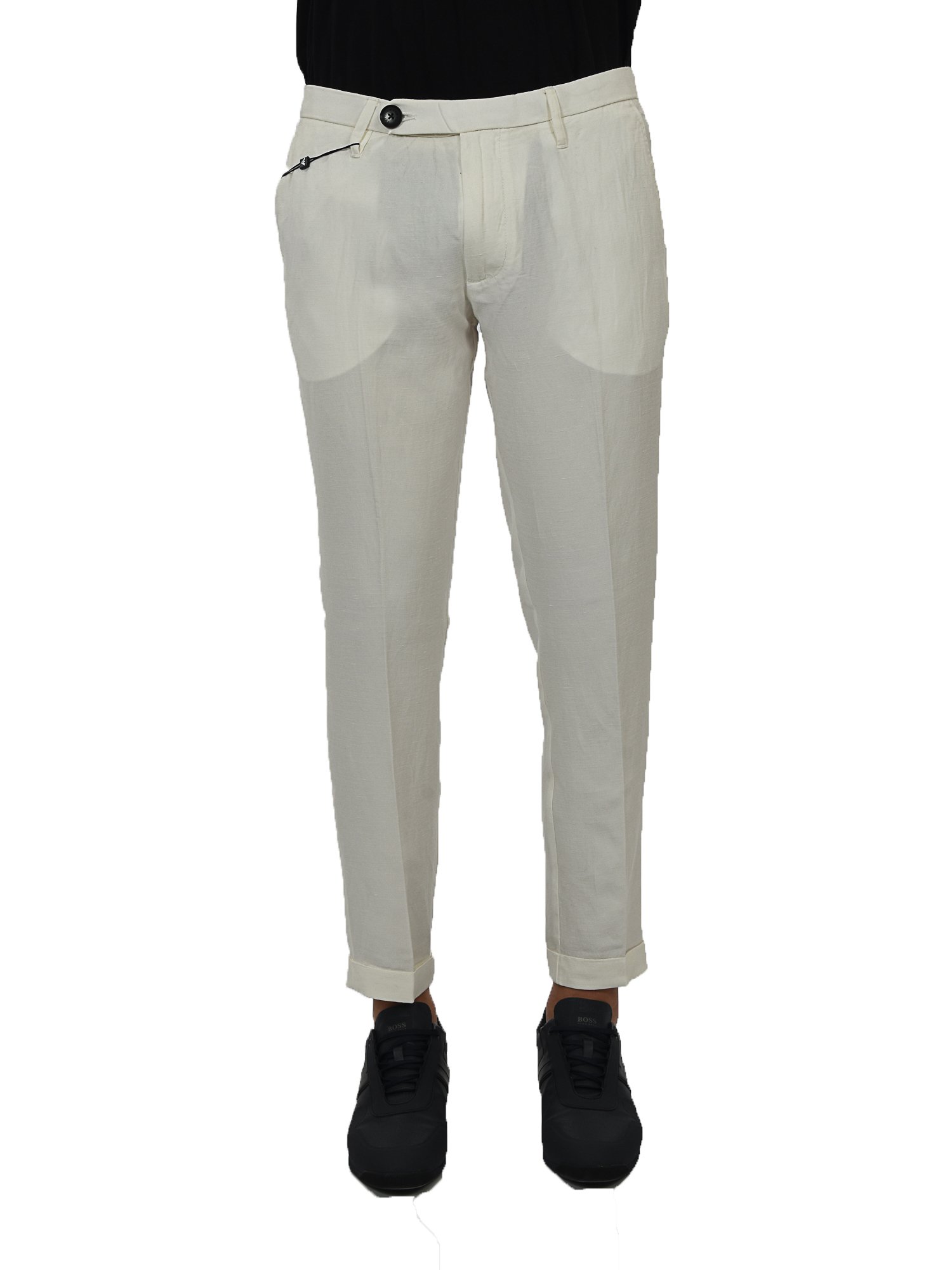 EMPORIO ARMANI EMPORIO ARMANI ΠΑΝΤΕΛΟΝΙ CHINO ΥΠΟΛΕΥΚΟ