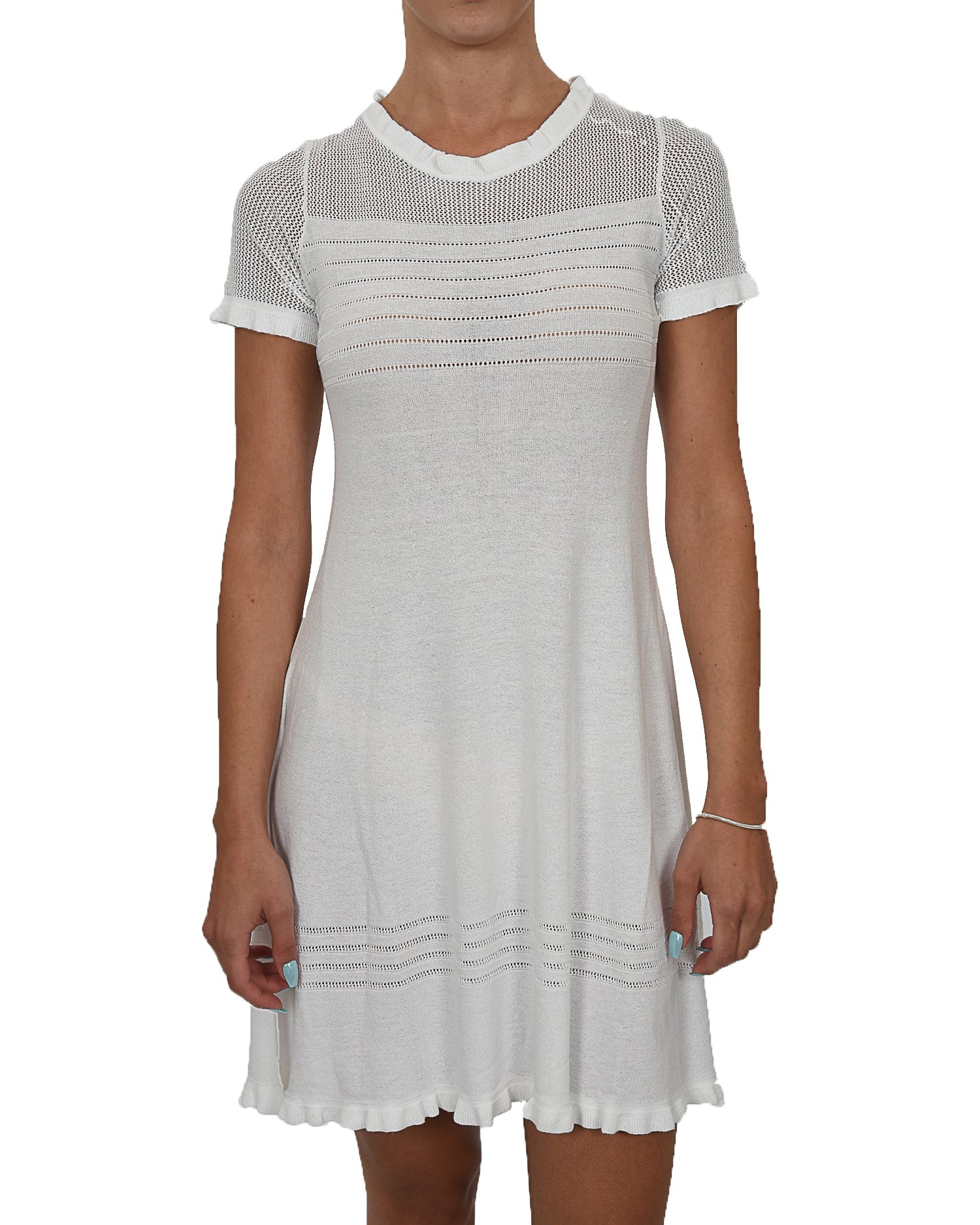 EMPORIO ARMANI ΦΟΡΕΜΑ ΠΛΕΚΤΟ ΛΕΥΚΟ