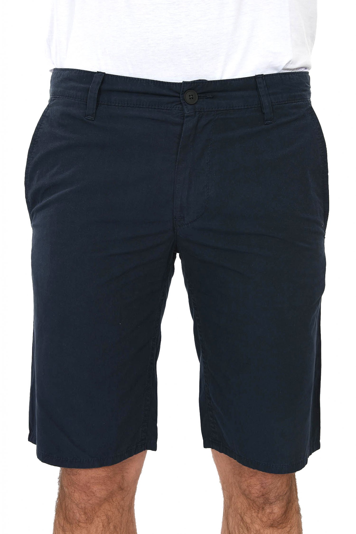 BOSS CASUAL ΒΕΡΜΟΥΔΑ CHINO SCHINO-REGULAR SHORT ΜΠΛΕ