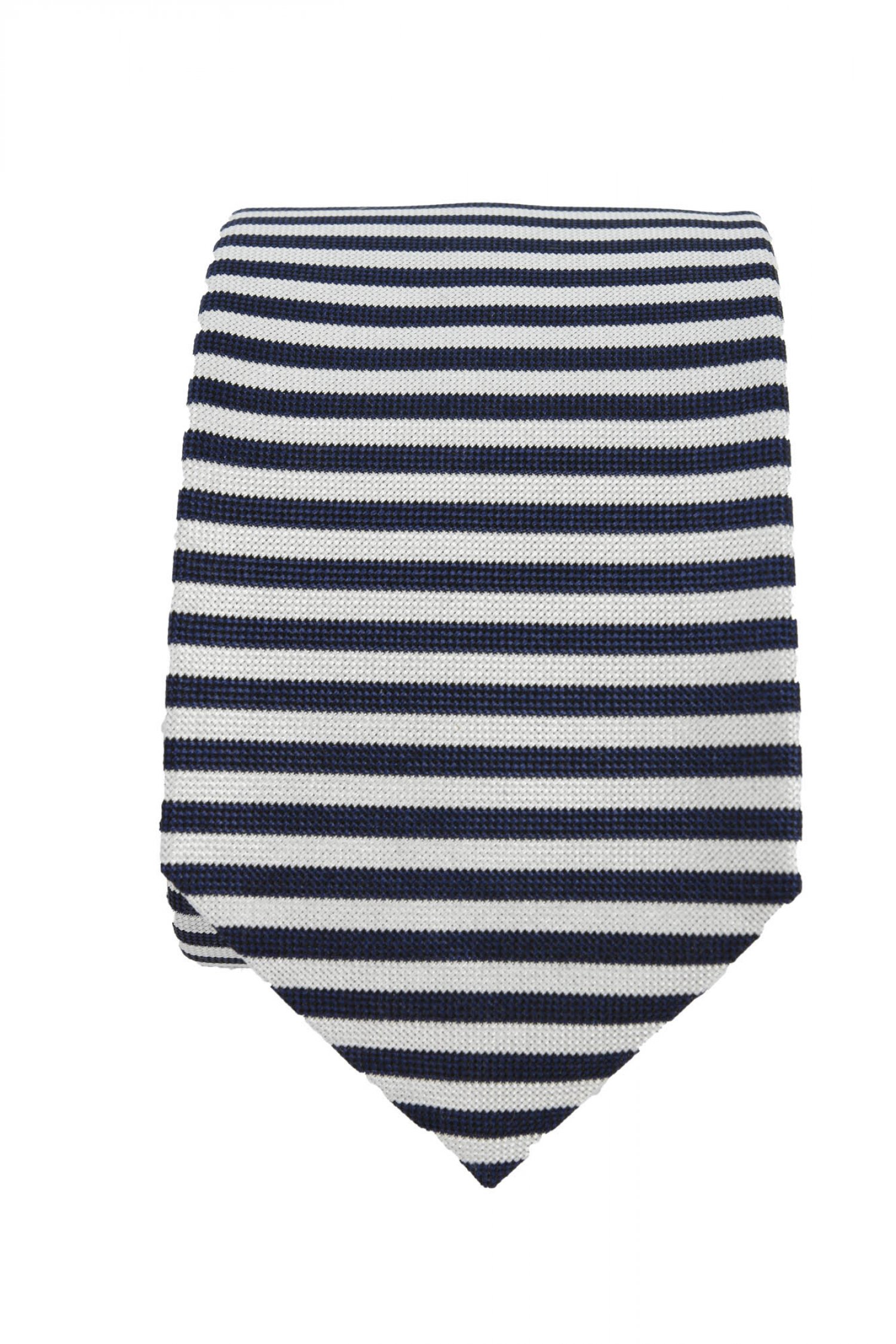 BOSS BUSINESS ΓΡΑΒΑΤΑ 6CM ΡΙΓΕ ΜΠΛΕ-ΛΕΥΚΟ