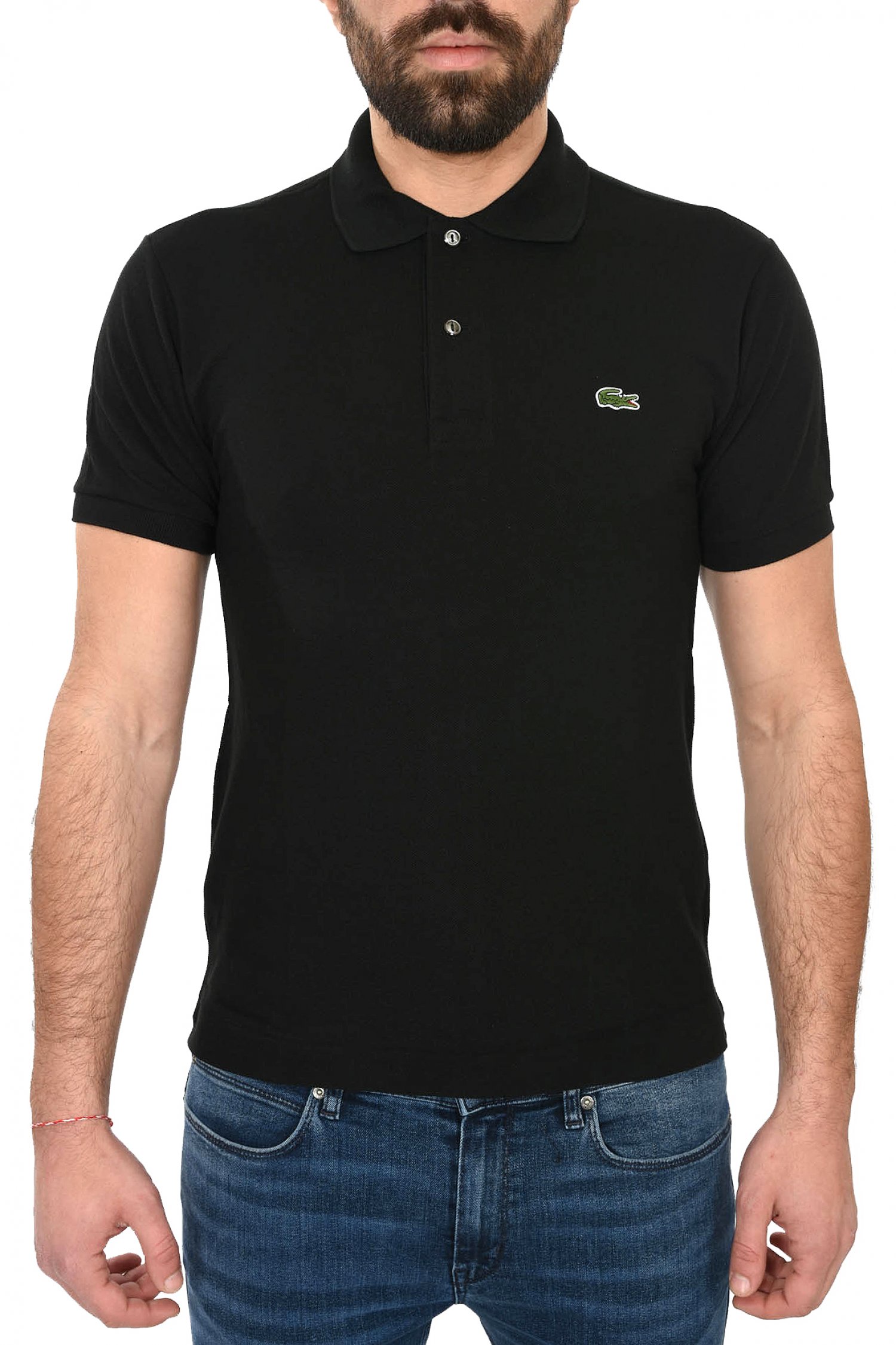 LACOSTE POLO CLASSIC FIT ΜΑΥΡΟ