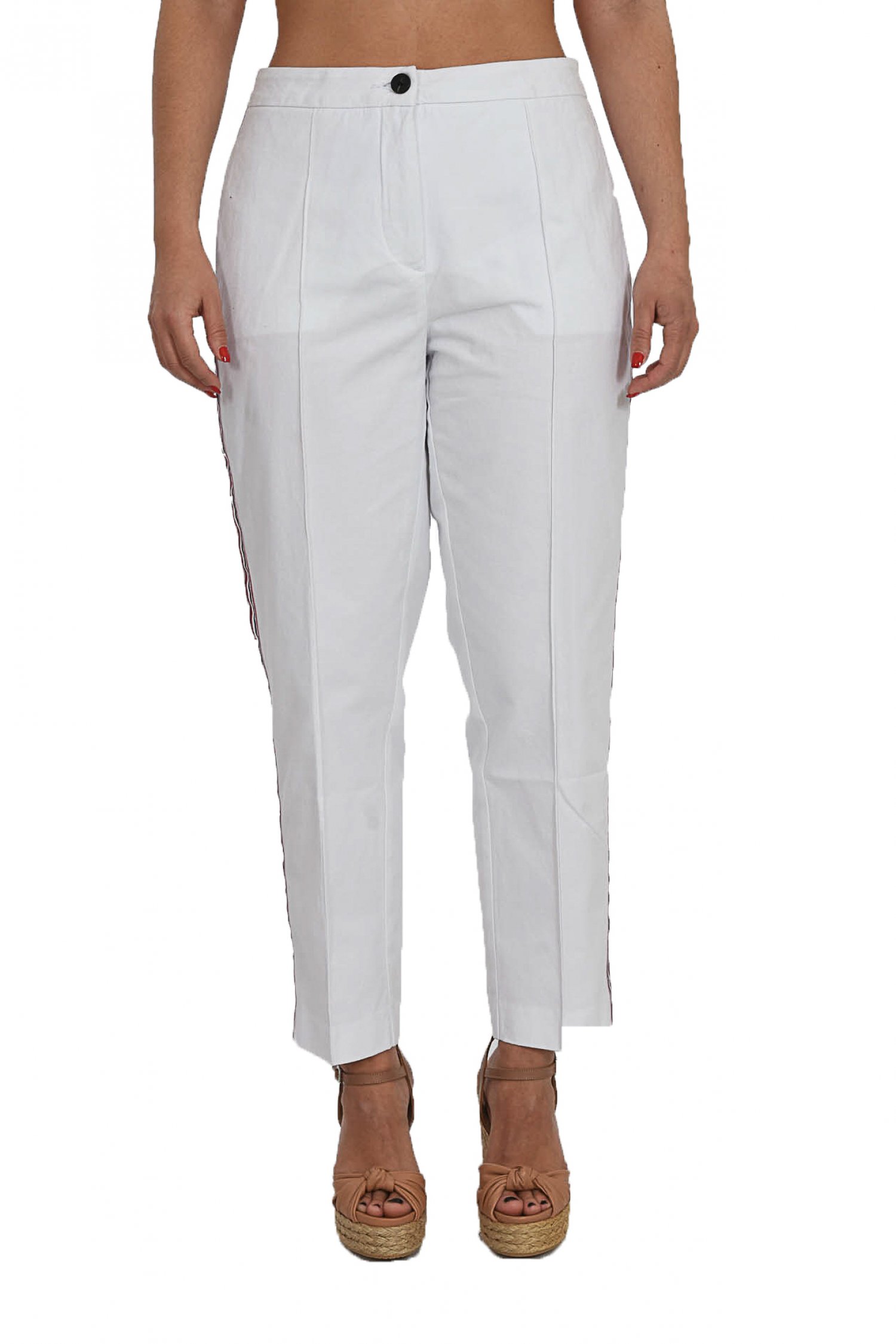 TOMMY HILFIGER ΠΑΝΤΕΛΟΝΙ CHINO ESSENTIAL ΡΙΓΑ ΠΛΑΙ ΛΕΥΚΟ