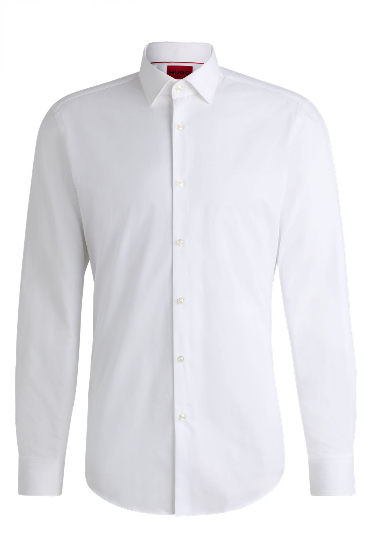 HUGO ΠΟΥΚΑΜΙΣΟ SLIM FIT EASY IRON C-JENNO ΛΕΥΚΟ