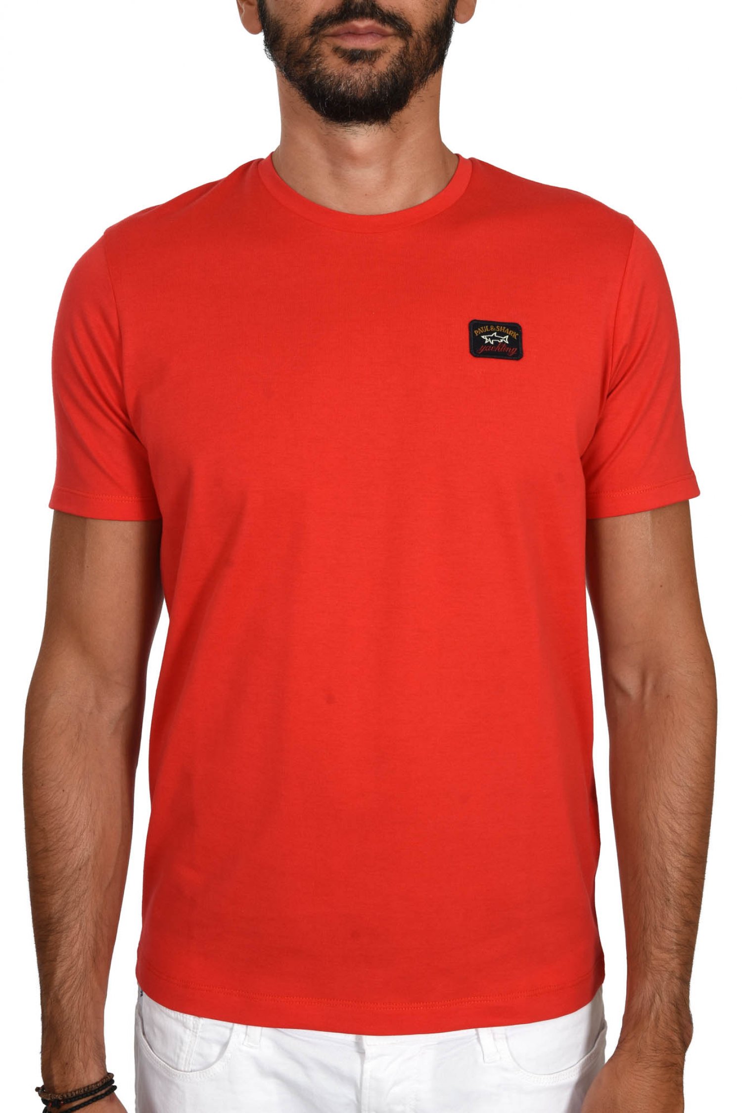 PAUL&SHARK PAUL&SHARK T-SHIRT LOGO ΚΟΚΚΙΝΟ