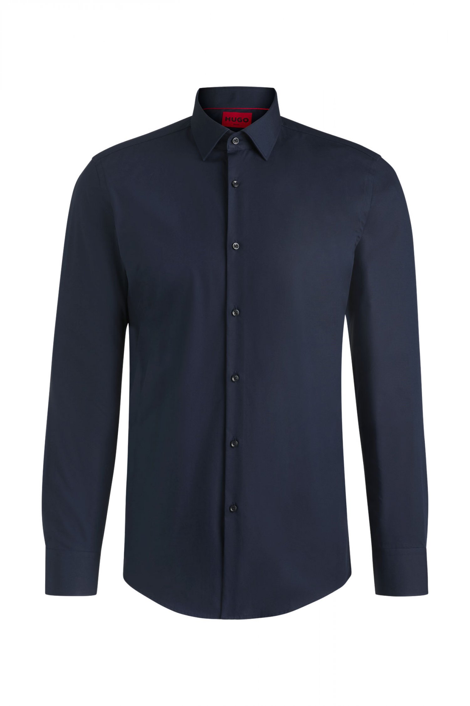 HUGO ΠΟΥΚΑΜΙΣΟ SLIM FIT EASY IRON C-JENNO ΜΠΛΕ