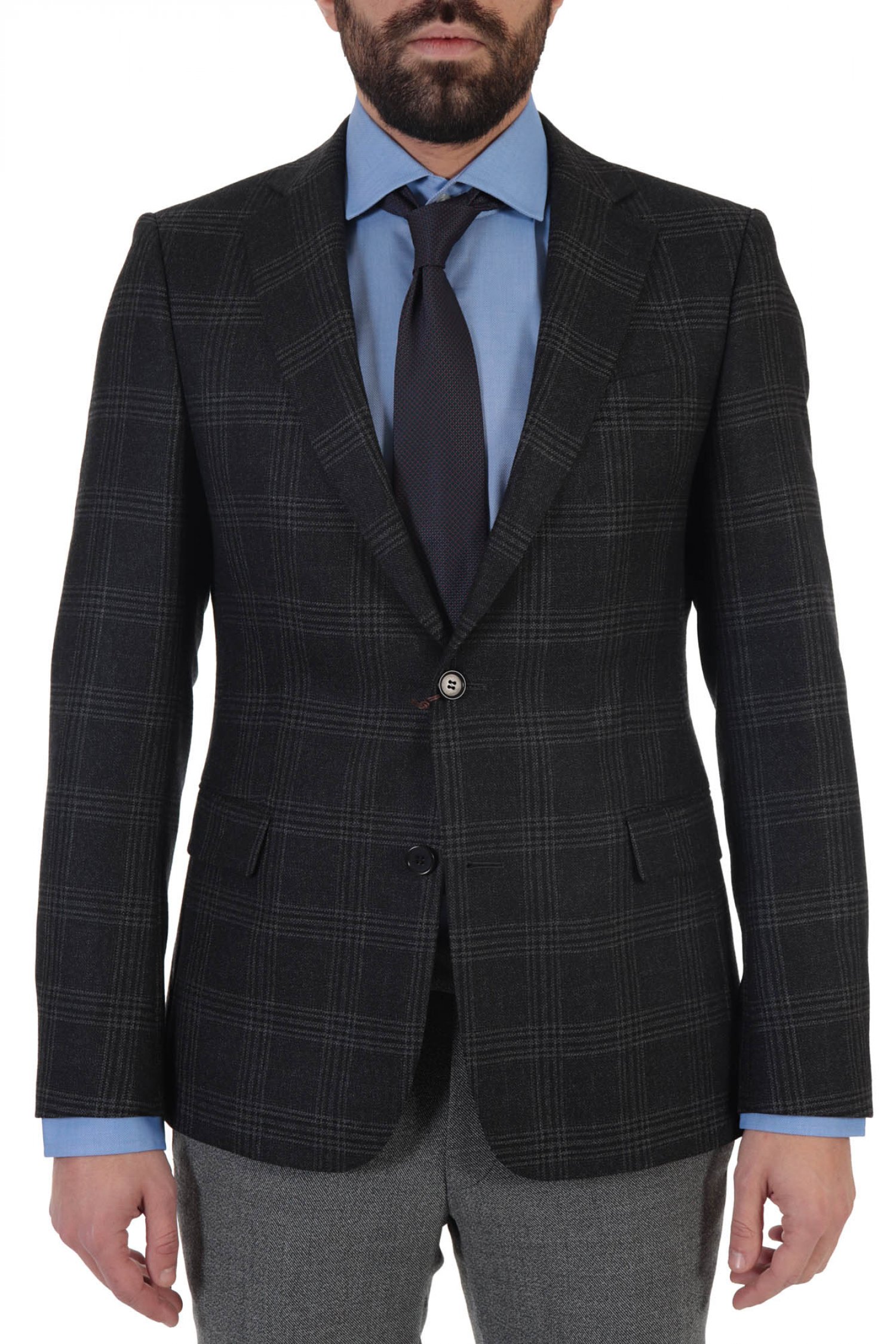 TOM FRANK TOM FRANK ΣΑΚΑΚΙ ΚΑΡΩ ANGELICO GIACCA ΓΚΡΙ