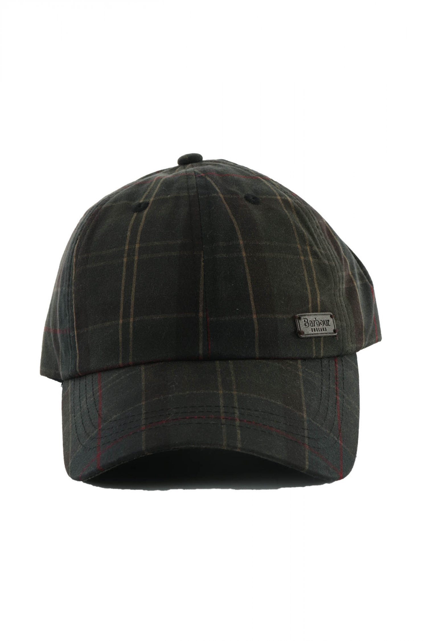 BARBOUR ΚΑΠΕΛΟ LOGO ΚΑΡΩ WAX ΛΑΔΙ