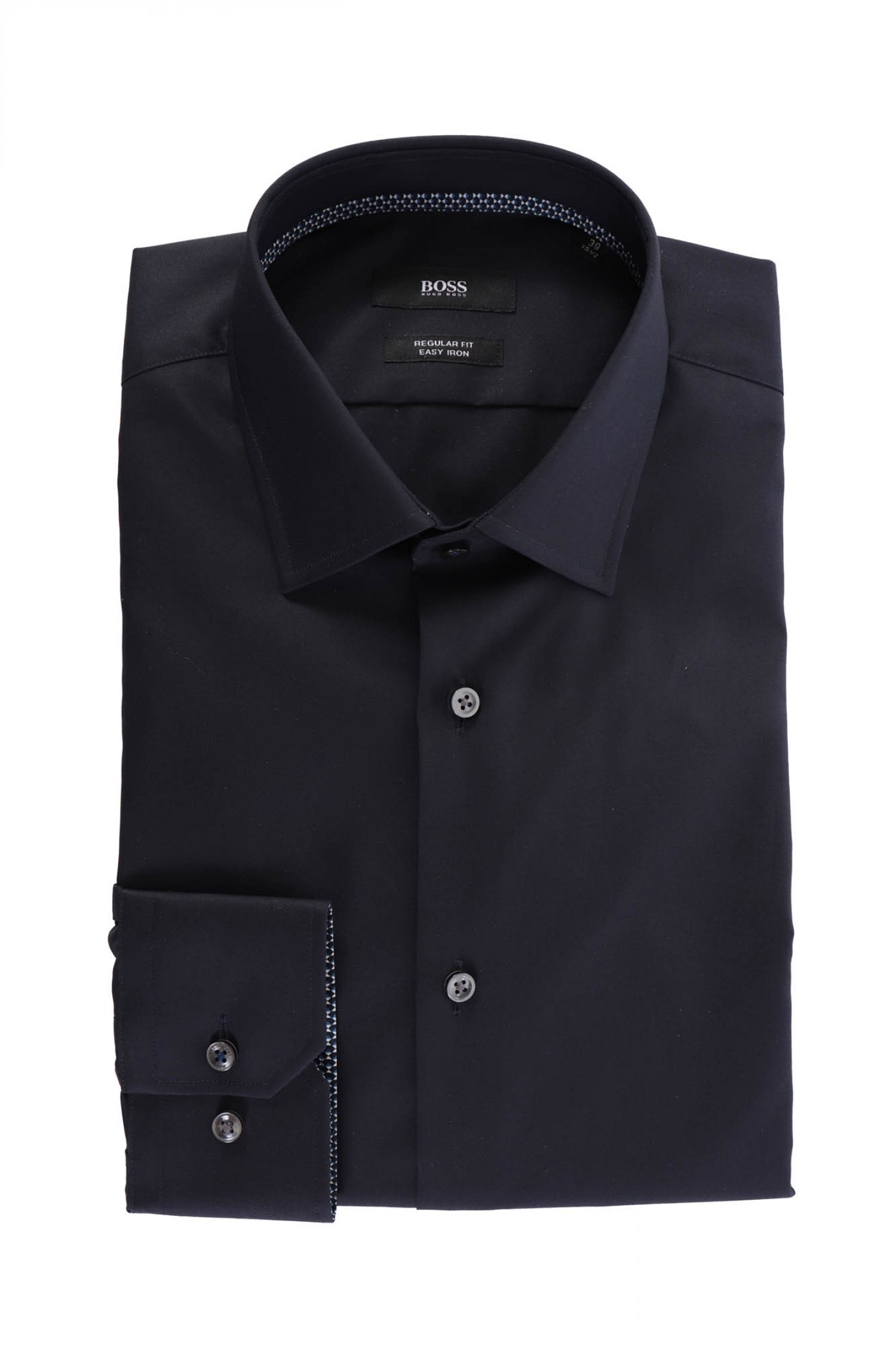 BOSS ΠΟΥΚΑΜΙΣΟ ΚΟΜΠΟΖΕ REGULAR FIT EASY IRON GELSON ΜΠΛΕ