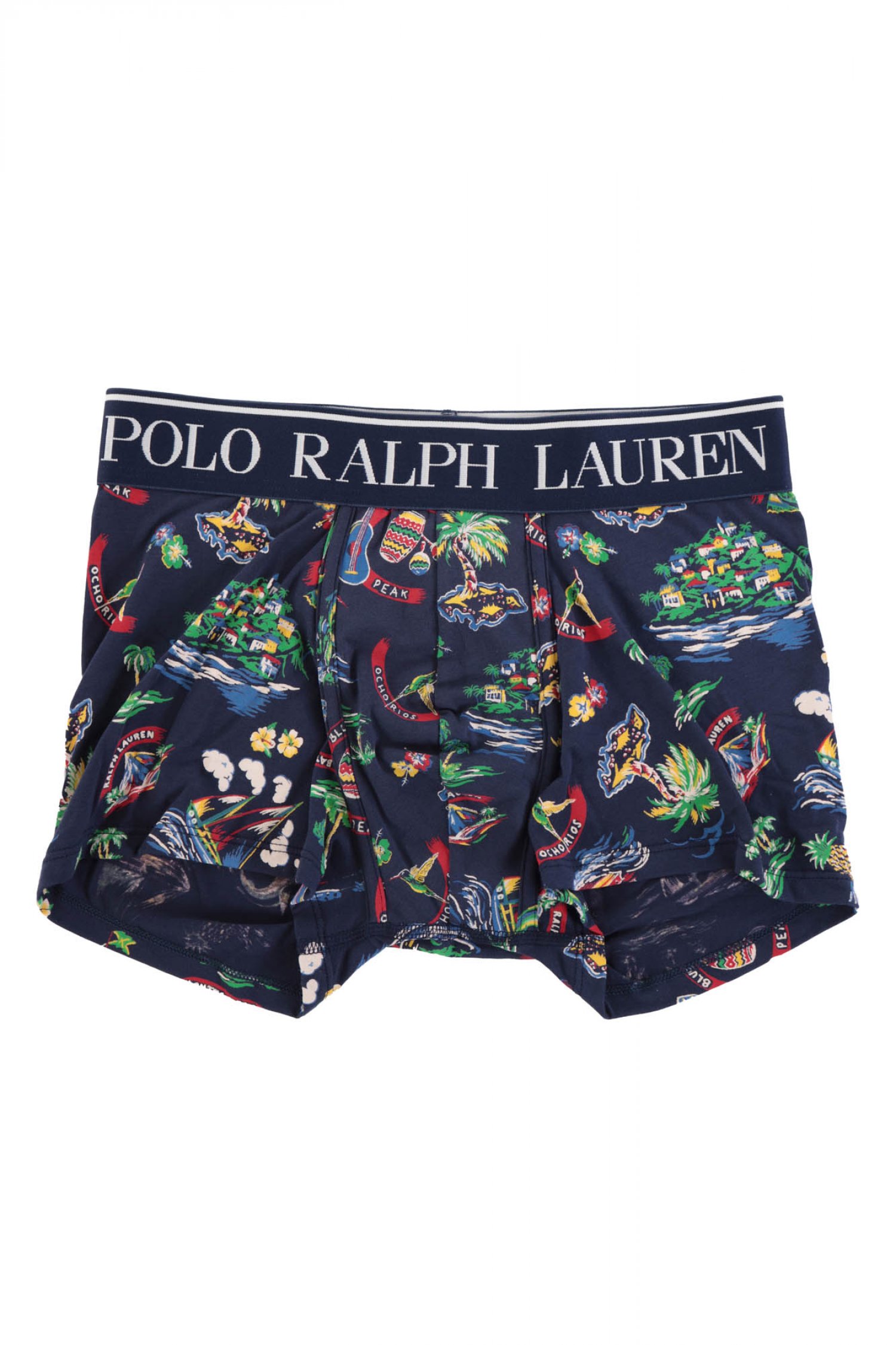RALPH LAUREN ΕΣΩΡΟΥΧΟ BOXER ΜΕ MEXICO ALL OVER PRINT ΜΠΛΕ