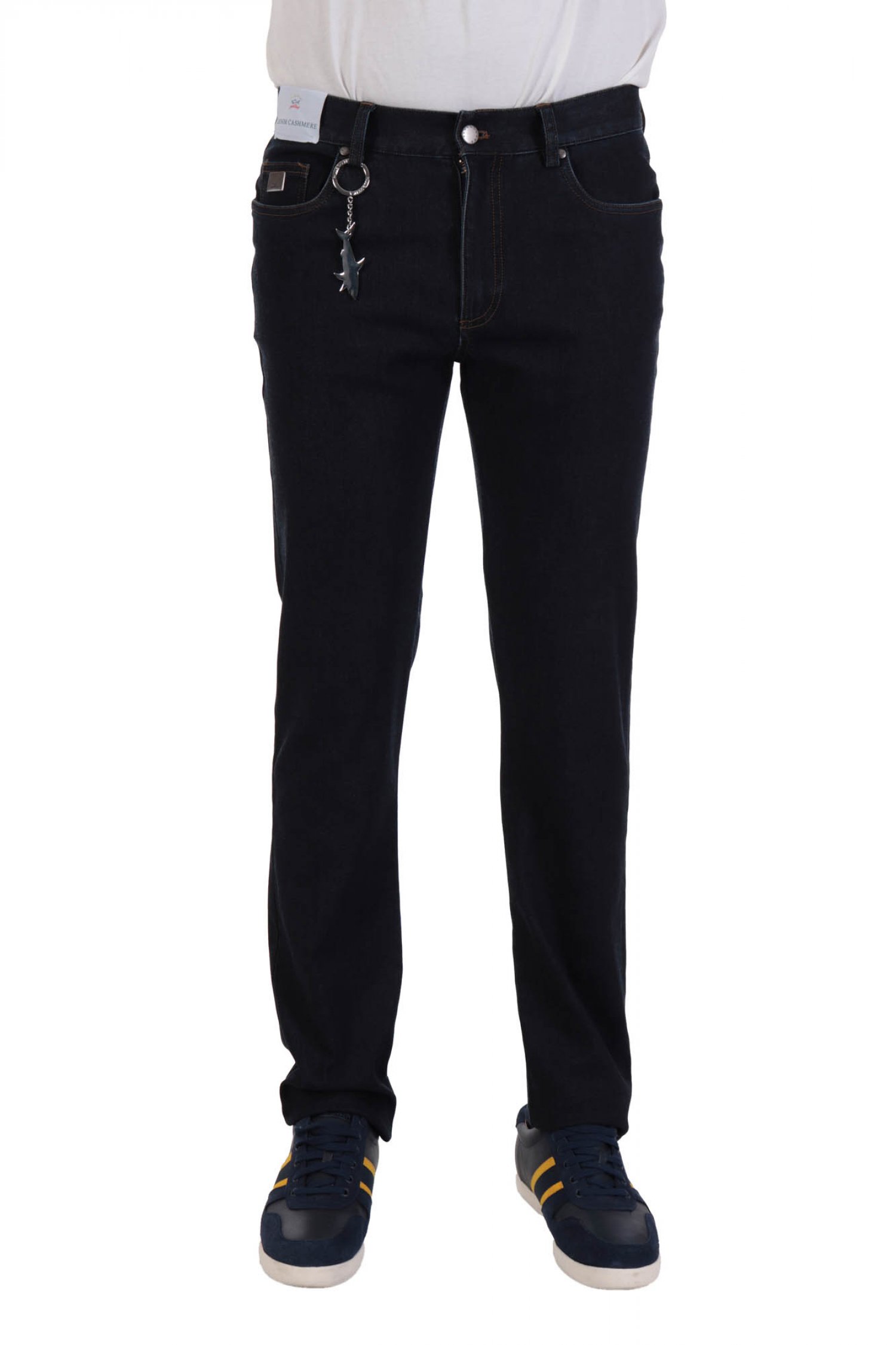 PAUL&SHARK PAUL&SHARK ΠΑΝΤΕΛΟΝΙ JEANS DENIM CASHMERE ΜΠΛΕ