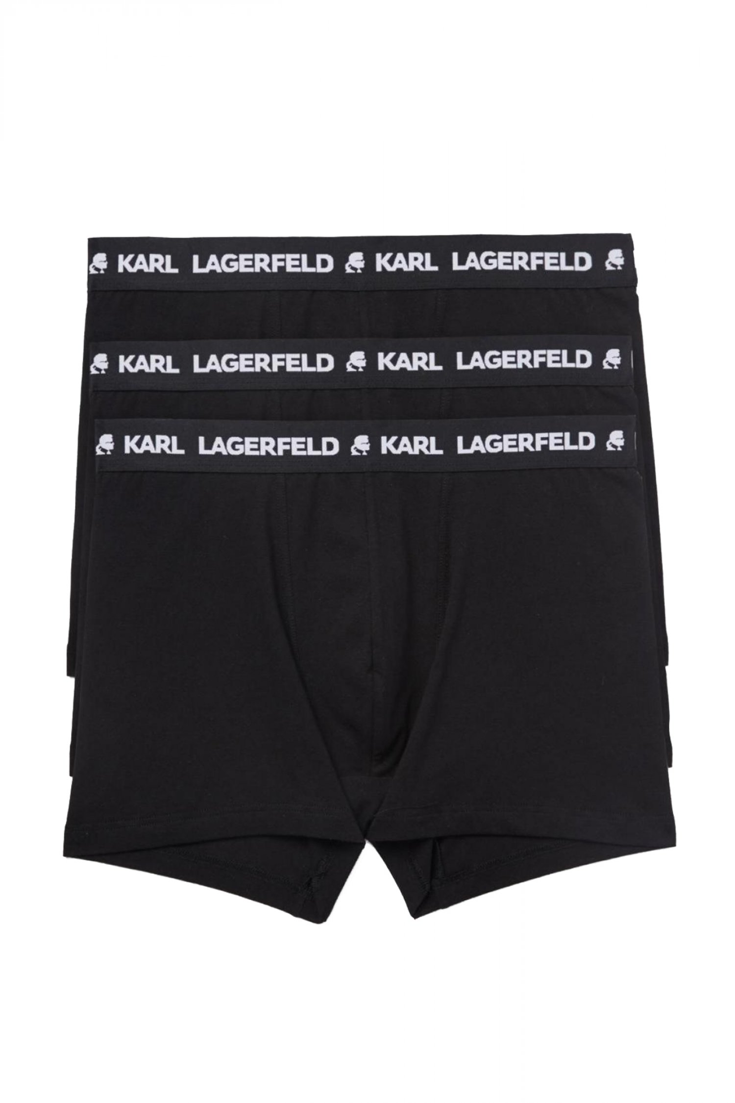 KARL LAGERFELD ΕΣΩΡΟΥΧΑ 3PACK TRUNKS ΜΑΥΡΟ