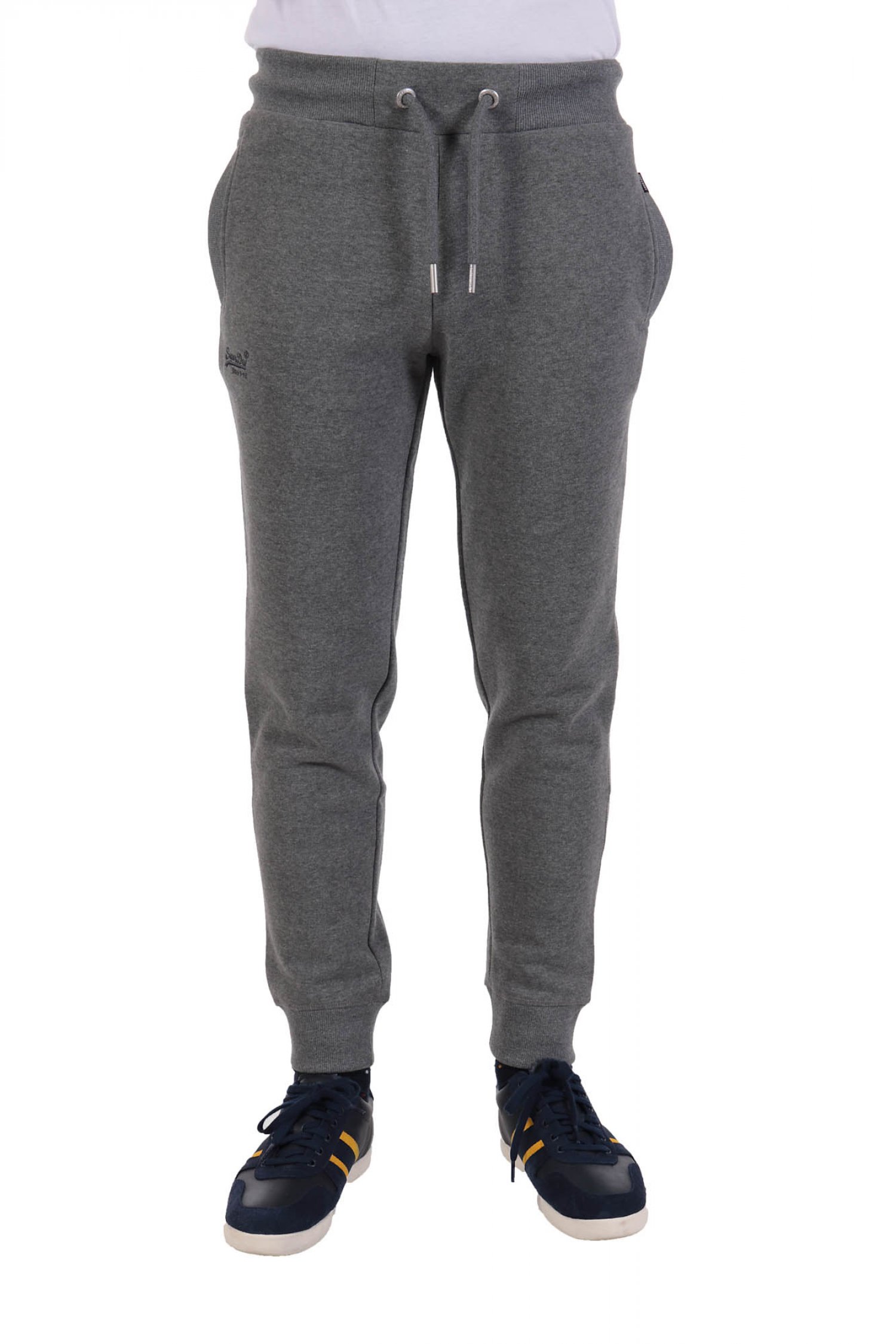 SUPERDRY ΠΑΝΤΕΛΟΝΙ VINTAGE LOGO EMB JOGGER ΓΚΡΙ