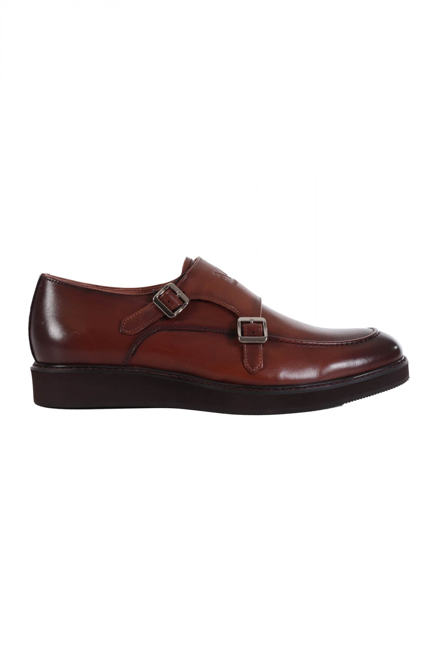 V 19.69 ΠΑΠΟΥΤΣΙ LOAFER DOUBLE MONK ΤΑΜΠΑ