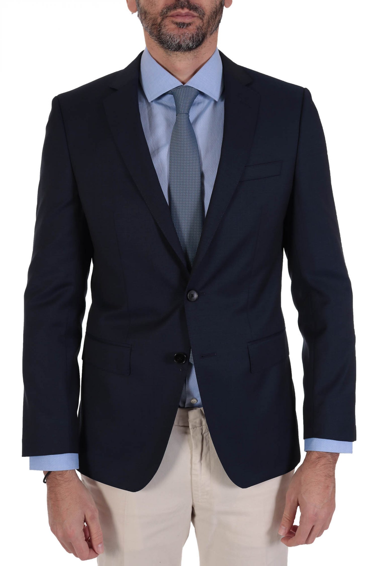 BOSS ΣΑΚΑΚΙ HUGE6 SLIM FIT ΜΠΛΕ