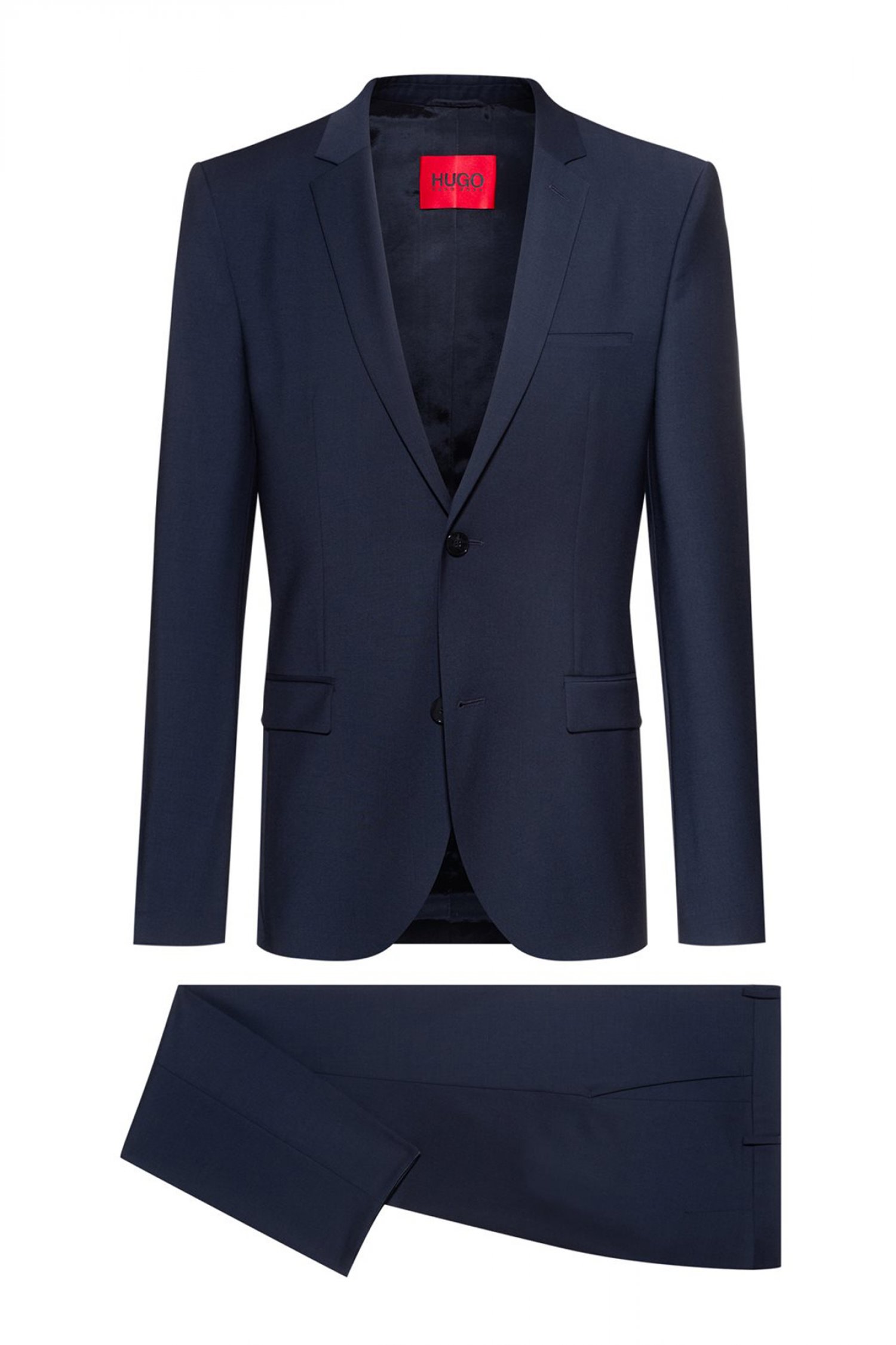 HUGO PERFORMANCE ΚΟΣΤΟΥΜΙ EXTRA SLIM FIT SUPER FLEX ART/HESTEN212X ΜΠΛΕ