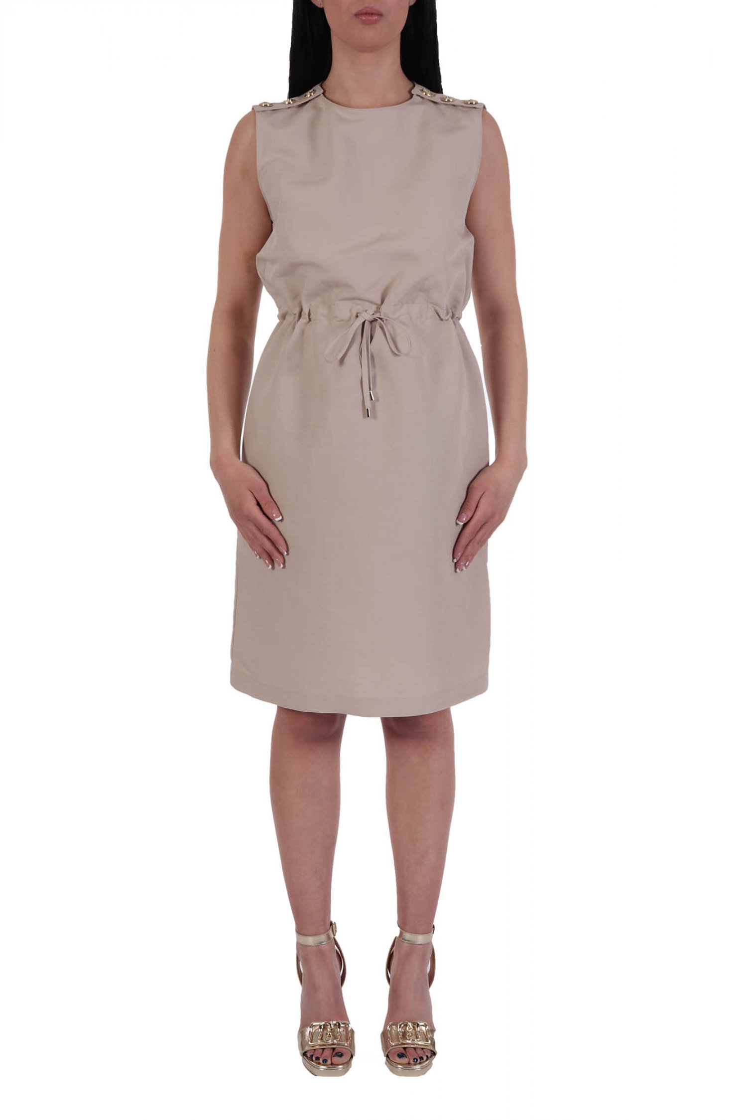 TRUSSARDI ΦΟΡΕΜΑ LINEN ΚΟΥΜΠΙΑ ΩΜΟΥΣ ΚΟΡΔΟΝΙ ΜΕΣΗ ΜΠEZ