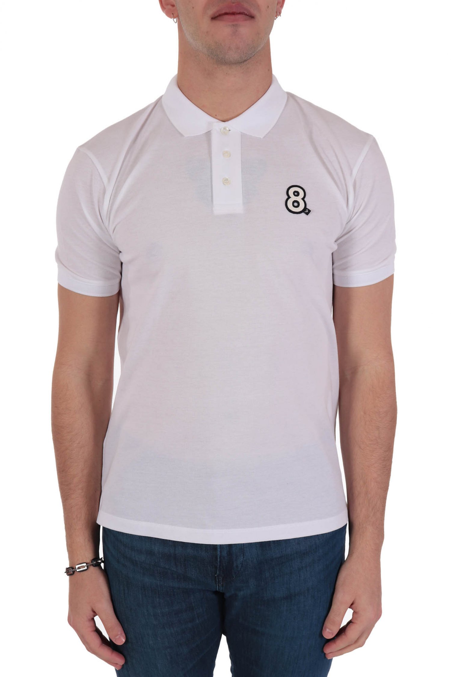 EMPORIO ARMANI POLO LOGO ΛΕΥΚΟ