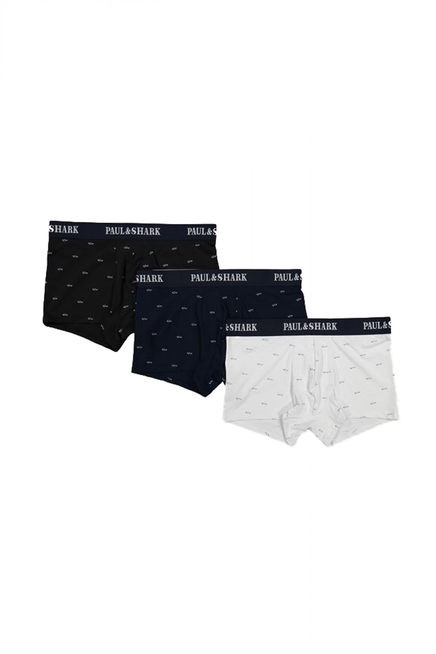 PAUL&SHARK PAUL&SHARK ΕΣΩΡΟΥΧΑ 3PACK BOXER ΜΑΥΡΟ-ΜΠΛΕ-ΛΕΥΚΟ