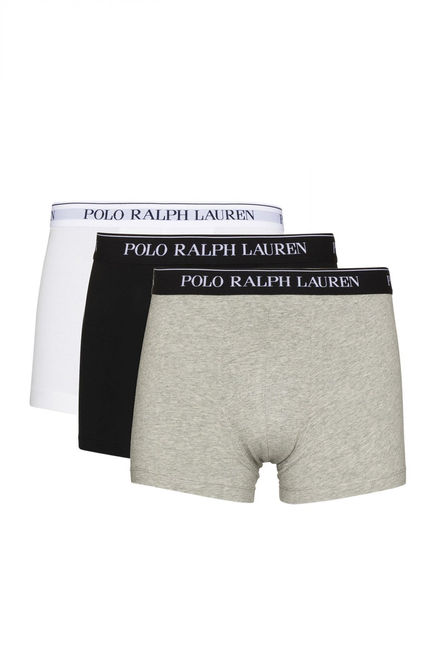 RALPH LAUREN UNDERWEAR ΕΣΩΡΟΥΧΟ ΣΕΤ 3PACK STRETCH COTTON TRUNK ΜΑΥΡΟ-ΛΕΥΚΟ-ΓΚΡΙ