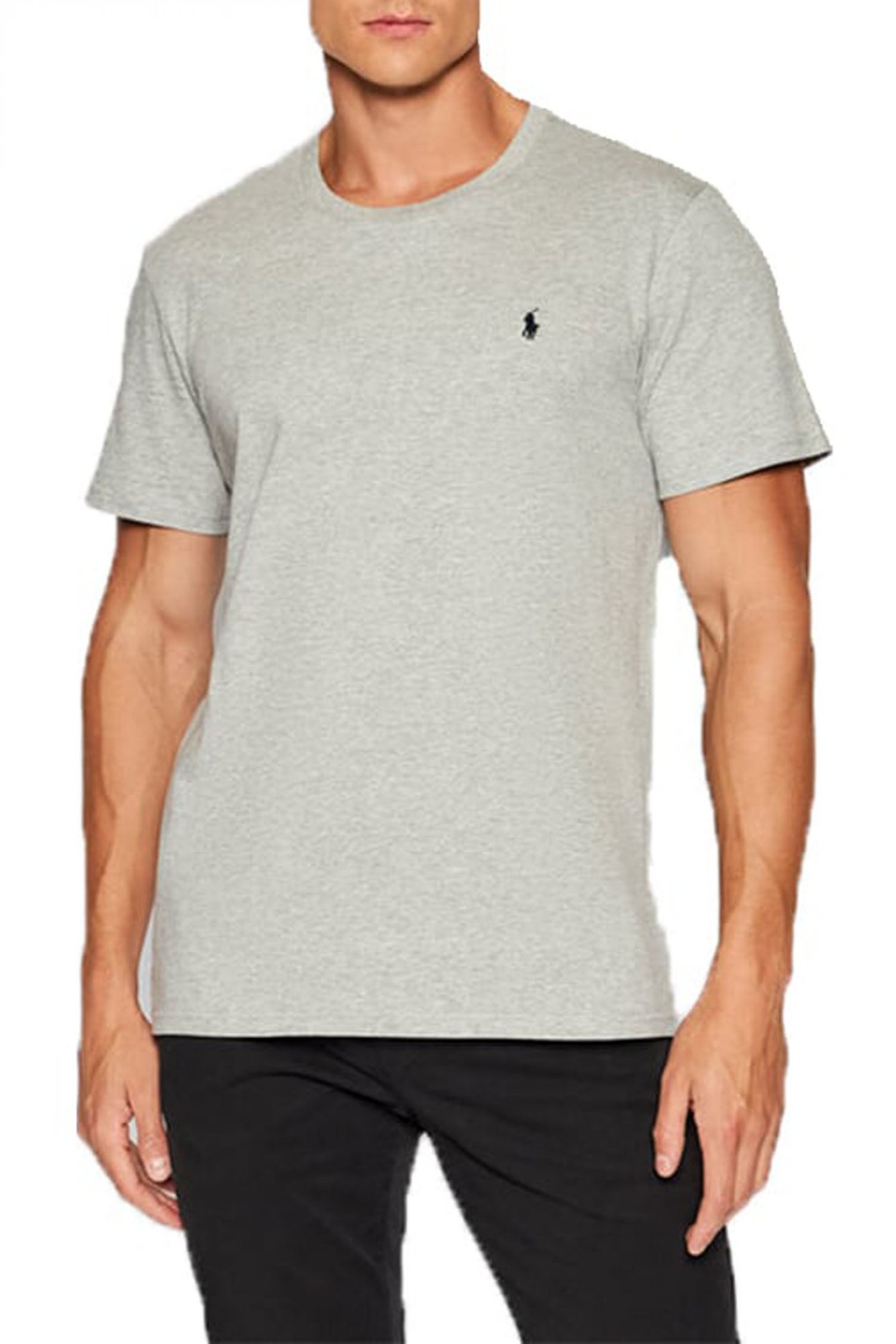 RALPH LAUREN T-SHIRT UNDERWEAR LOGO ΓΚΡΙ
