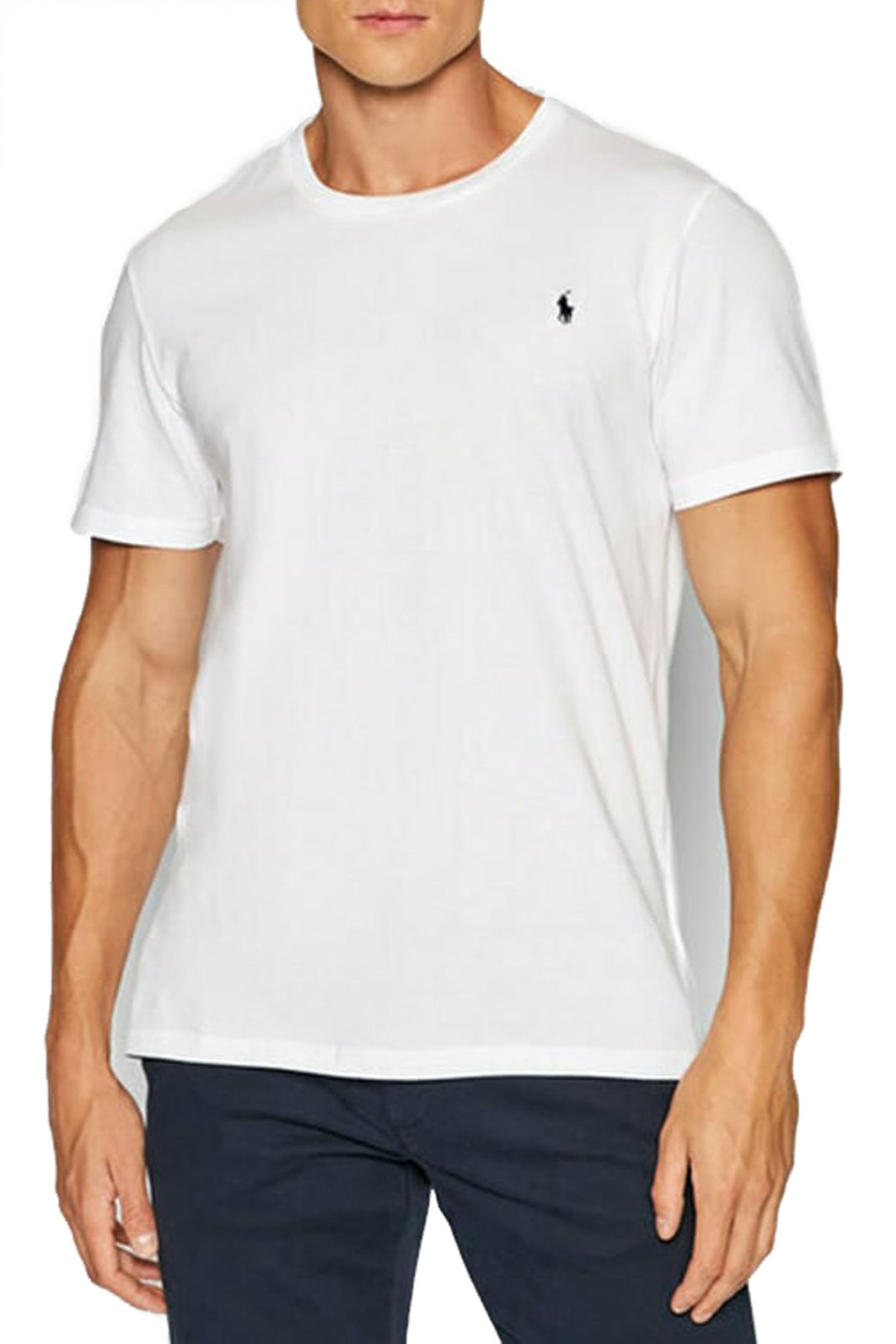 RALPH LAUREN T-SHIRT UNDERWEAR LOGO ΛΕΥΚΟ