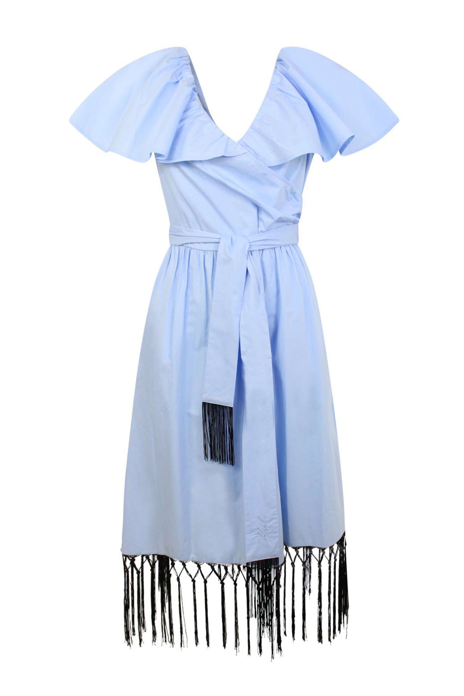 KARL LAGERFELD ΦΟΡΕΜΑ ΚΡΟΥΑΖΕ ΒΟΛΑΝ ΖΩΝΗ ΚΡΟΣΙΑ ΤΕΛΕΙΩΜΑ ΓΑΛΑΖΙΟ