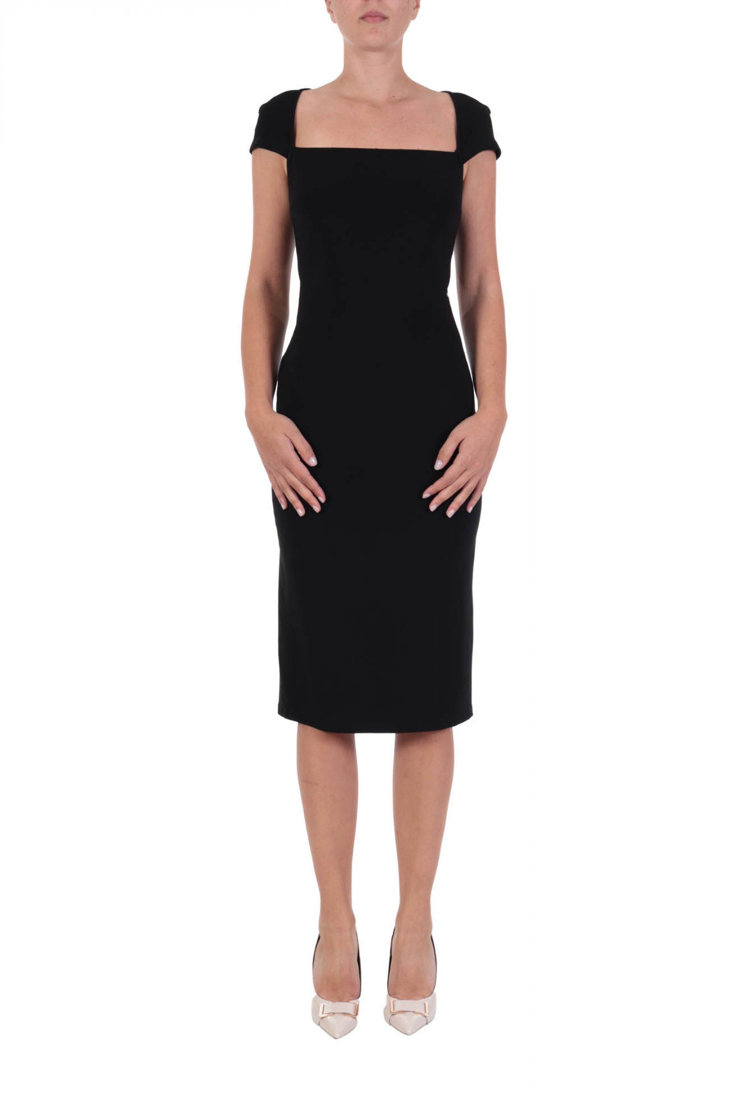 PINKO ΦΟΡΕΜΑ ASTRID MIDI ΜΑΥΡΟ