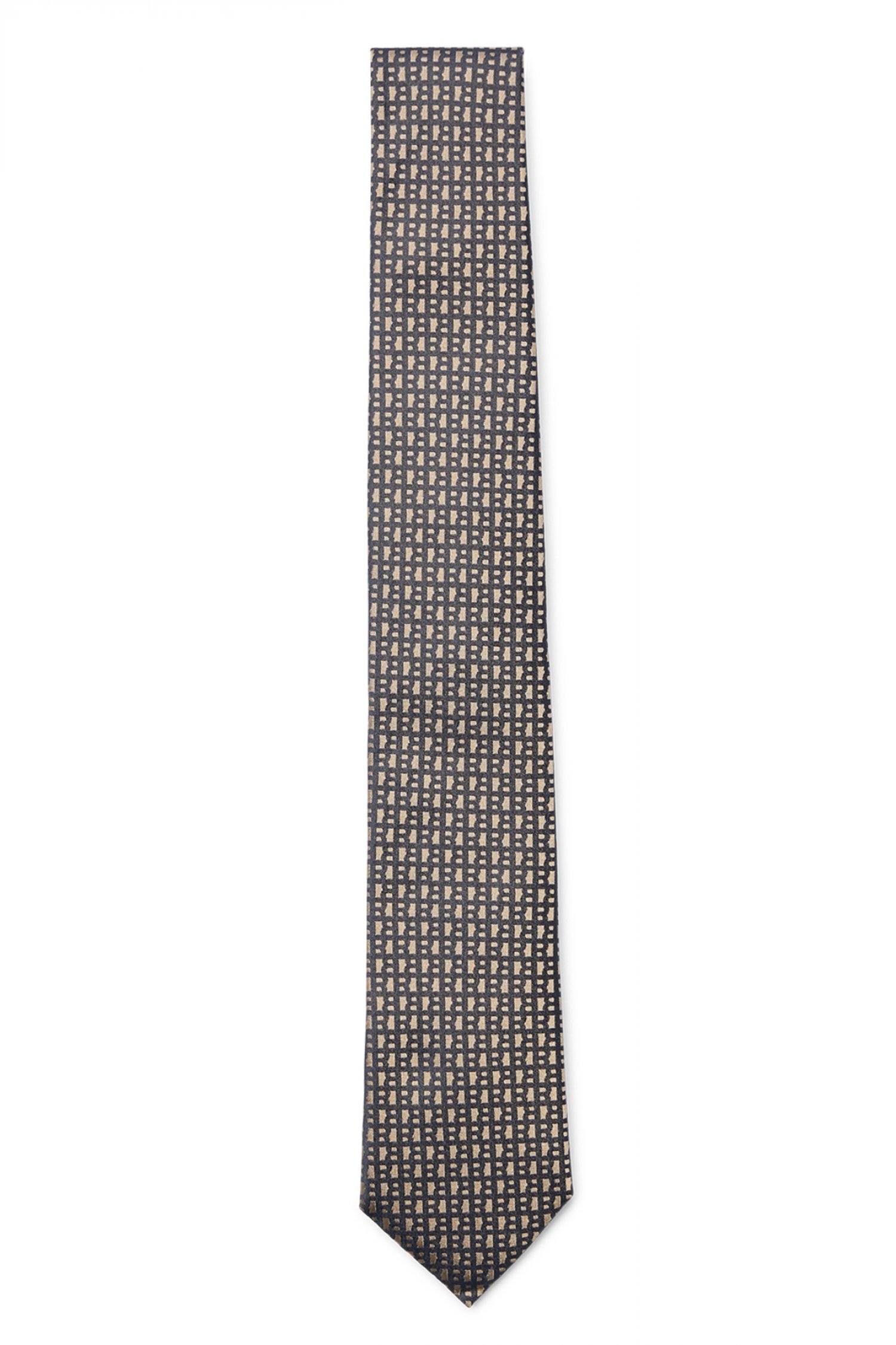 ΒΟSS ΓΡΑΒΑΤΑ ΜΙΚΡΟΣΧΕΔΙΟ H-TIE 7.5CM-222 ΜΠΕΖ