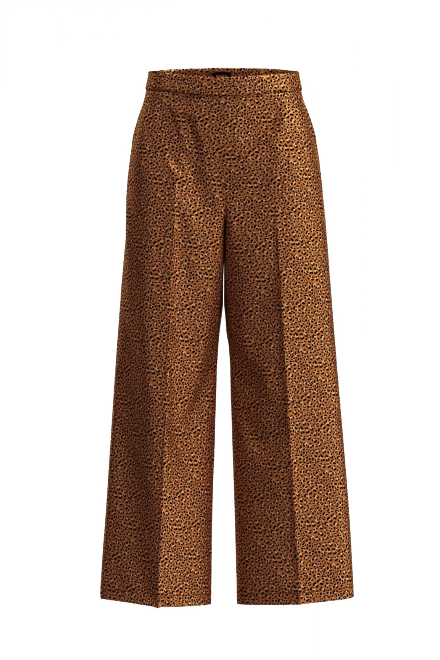 MARELLA EMME ΠΑΝΤΕΛΟΝA SAPONE CROP ANIMAL PRINT ΚΑΦΕ