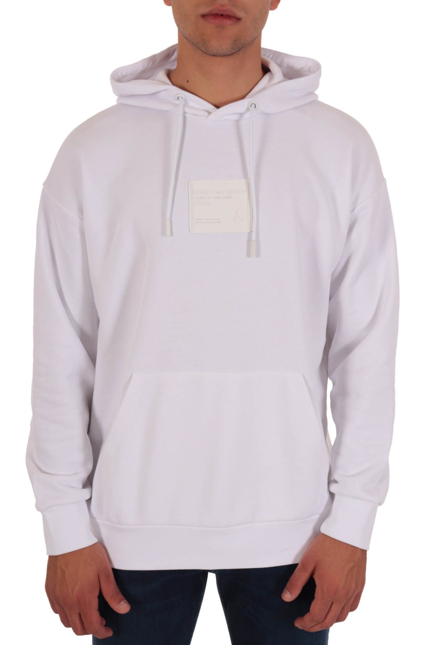 KARL LAGERFELD ΦΟΥΤΕΡ HOODIE LOGO ΛΕΥΚΟ