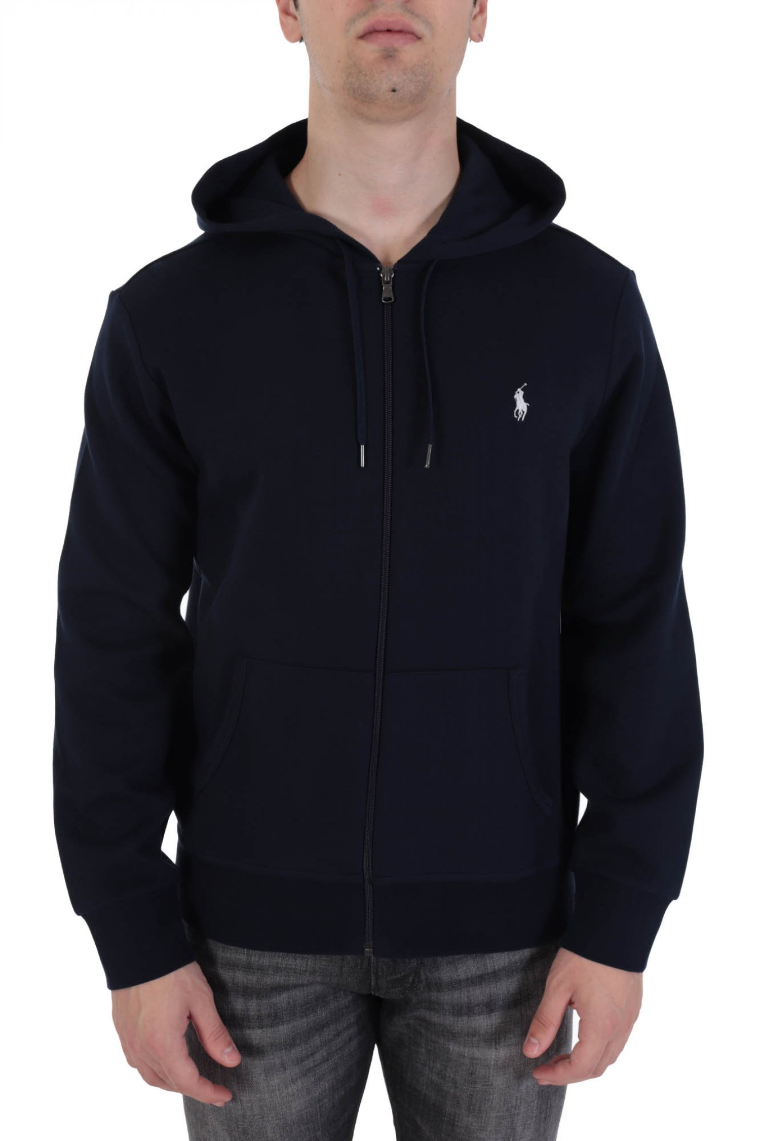 RALPH LAUREN RALPH LAUREN ΦΟΥΤΕΡ FULLZIP HOODIE ΜΠΛΕ