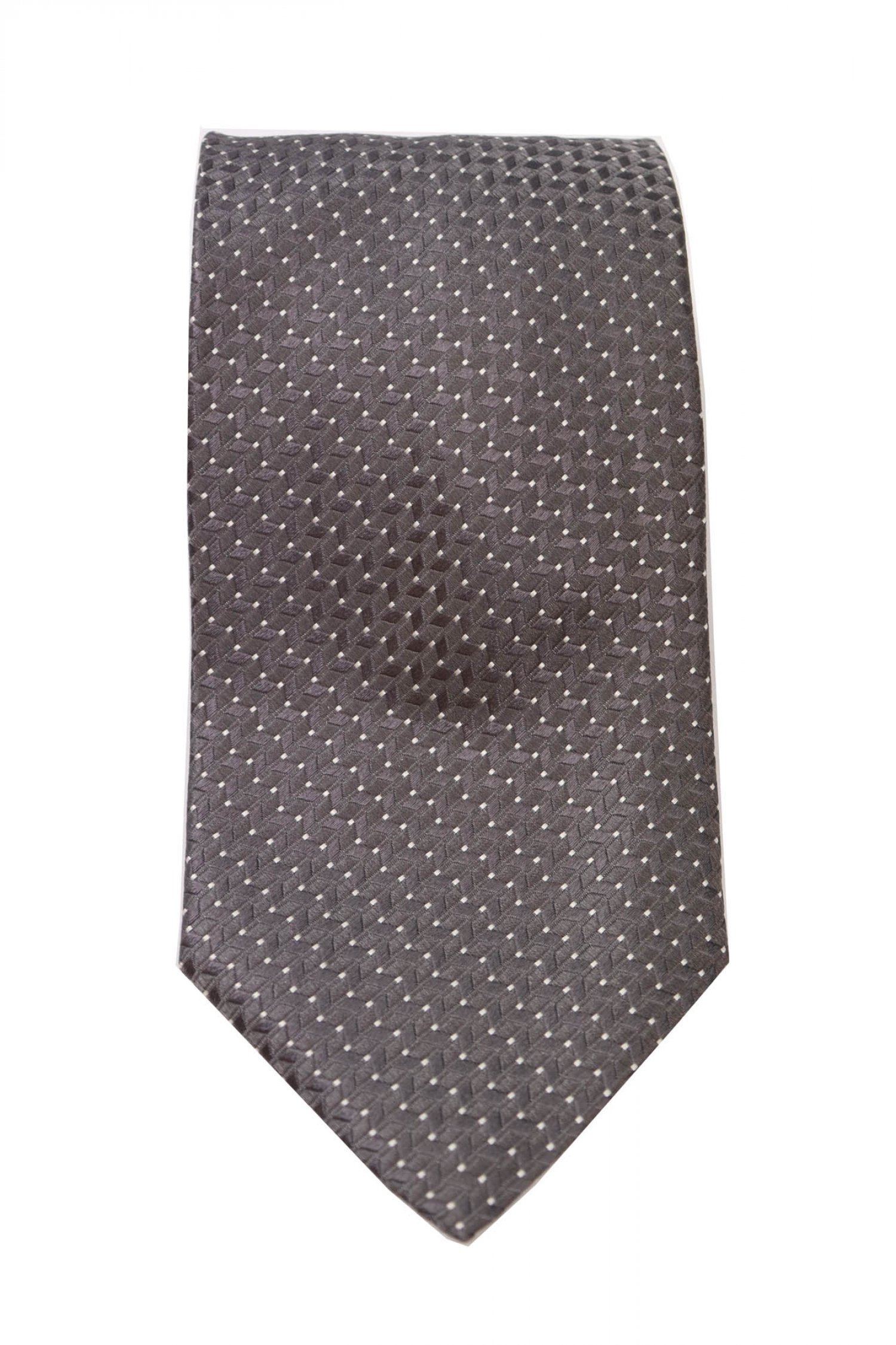 GIORGIO ARMANI ΓΡΑΒΑΤΑ 9.5CM ΣΧΕΔΙΑΣΤΗ ΓΚΡΙ